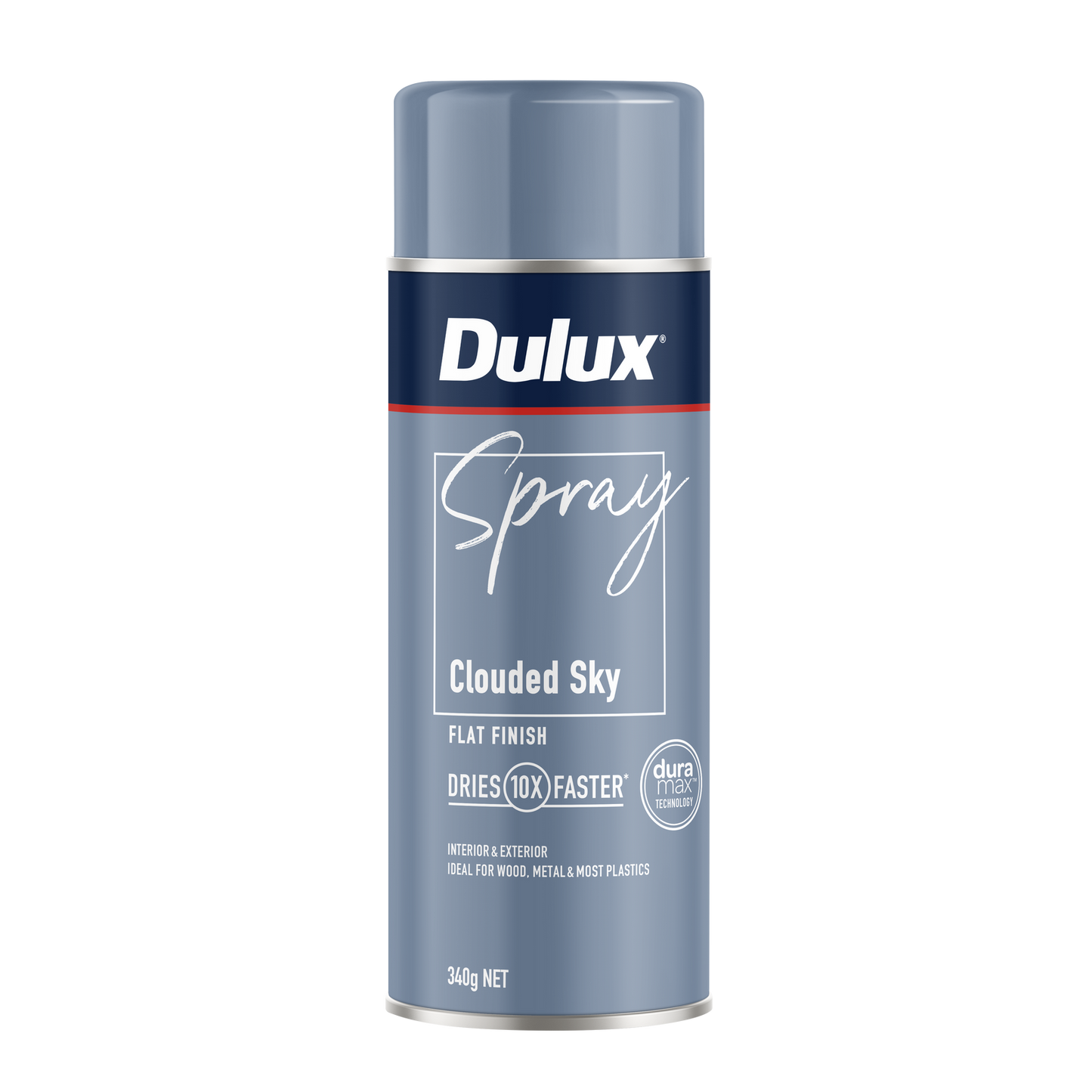 Dulux Spray Paint - 340g - Flat Clouded Sky