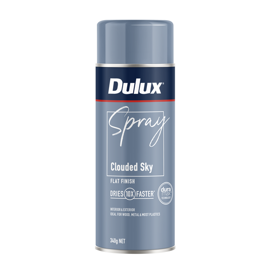 Dulux Spray Paint - 340g - Flat Clouded Sky