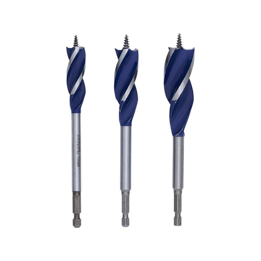 Irwin Speedbor Max Auger Bit Set - 16 20 25mm - Steel - Fast Chip Ejection