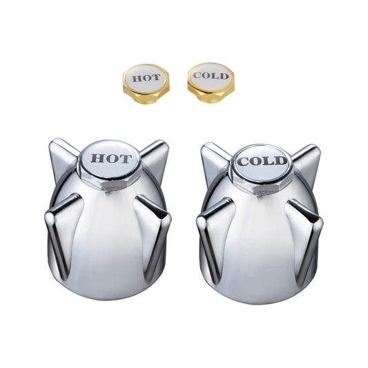 Shaw Mason Chrome Zinc Die Cast Handles - 106 x 162mm - Pair