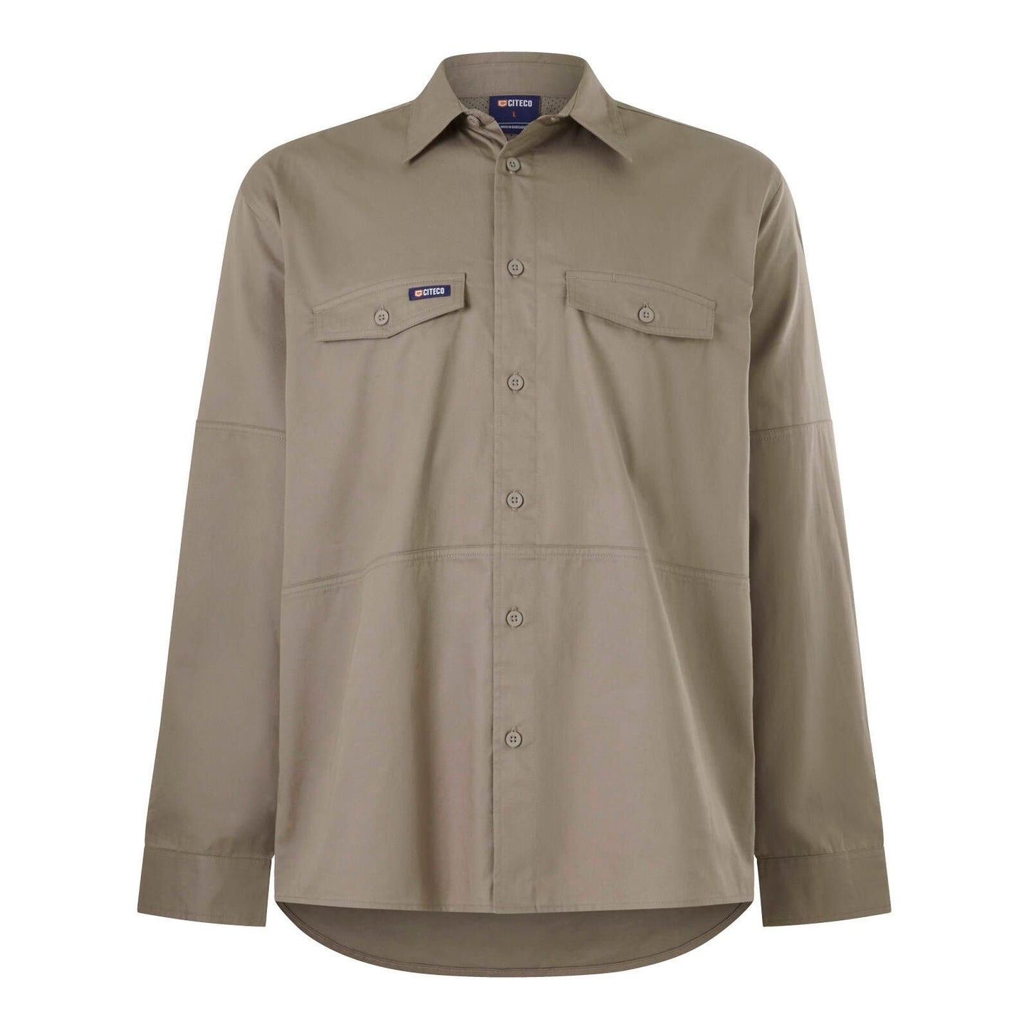 Citeco Long Sleeve Shirt - Size M - Khaki