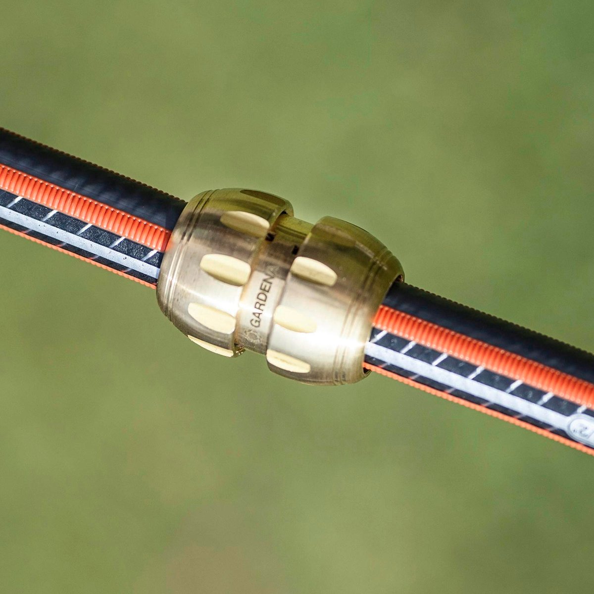 Gardena Brass Hose Joiner 13mm Solid Brass Leak-Free Connection