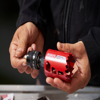 Diablo 3/8 Snap Lock Plus Mandrel System - 60mm Cutting Depth - 3/8” Hex Shank