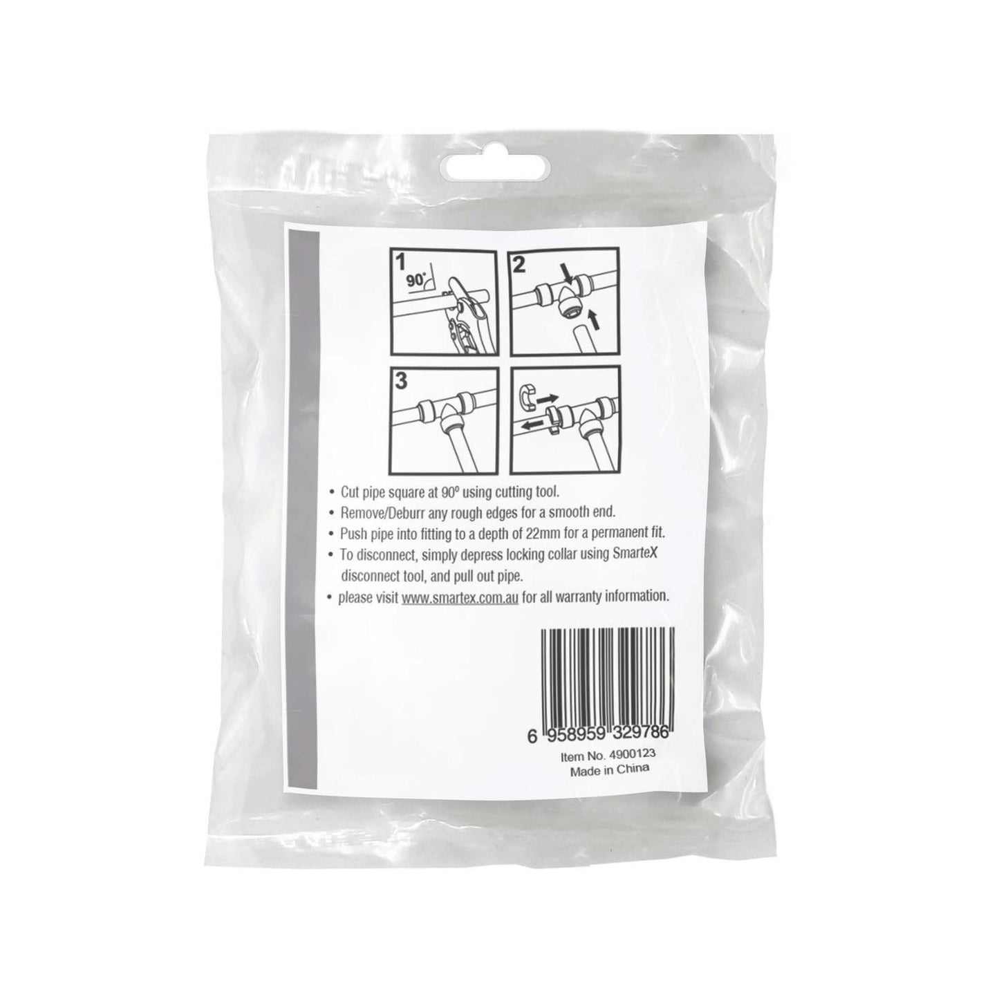SmarteX Pex Fitting Disconnect Kit - 50mm