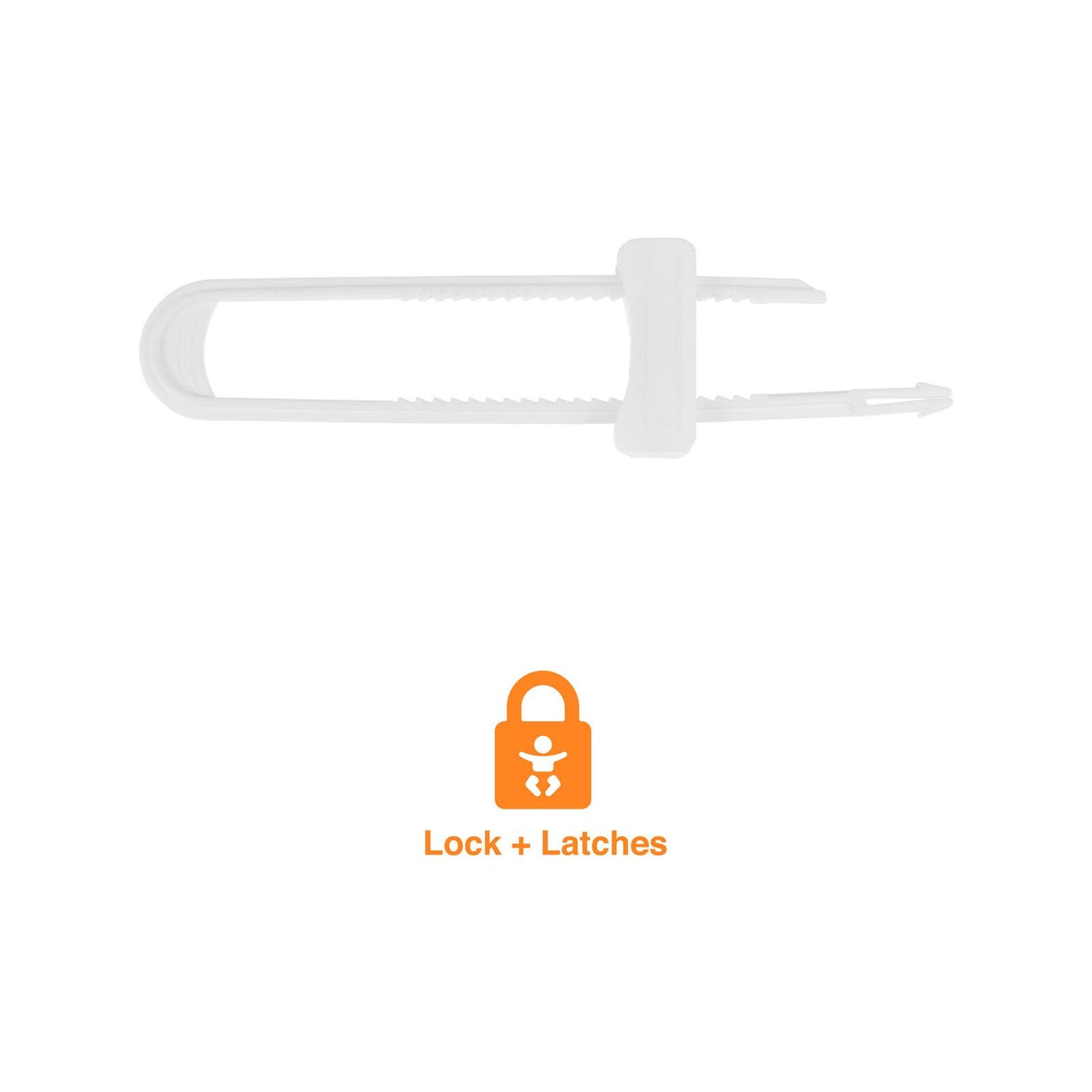 Perma Child Safety Adjustable Sliding Locks - 6 Pack