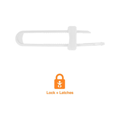 Perma Child Safety Adjustable Sliding Locks - 6 Pack
