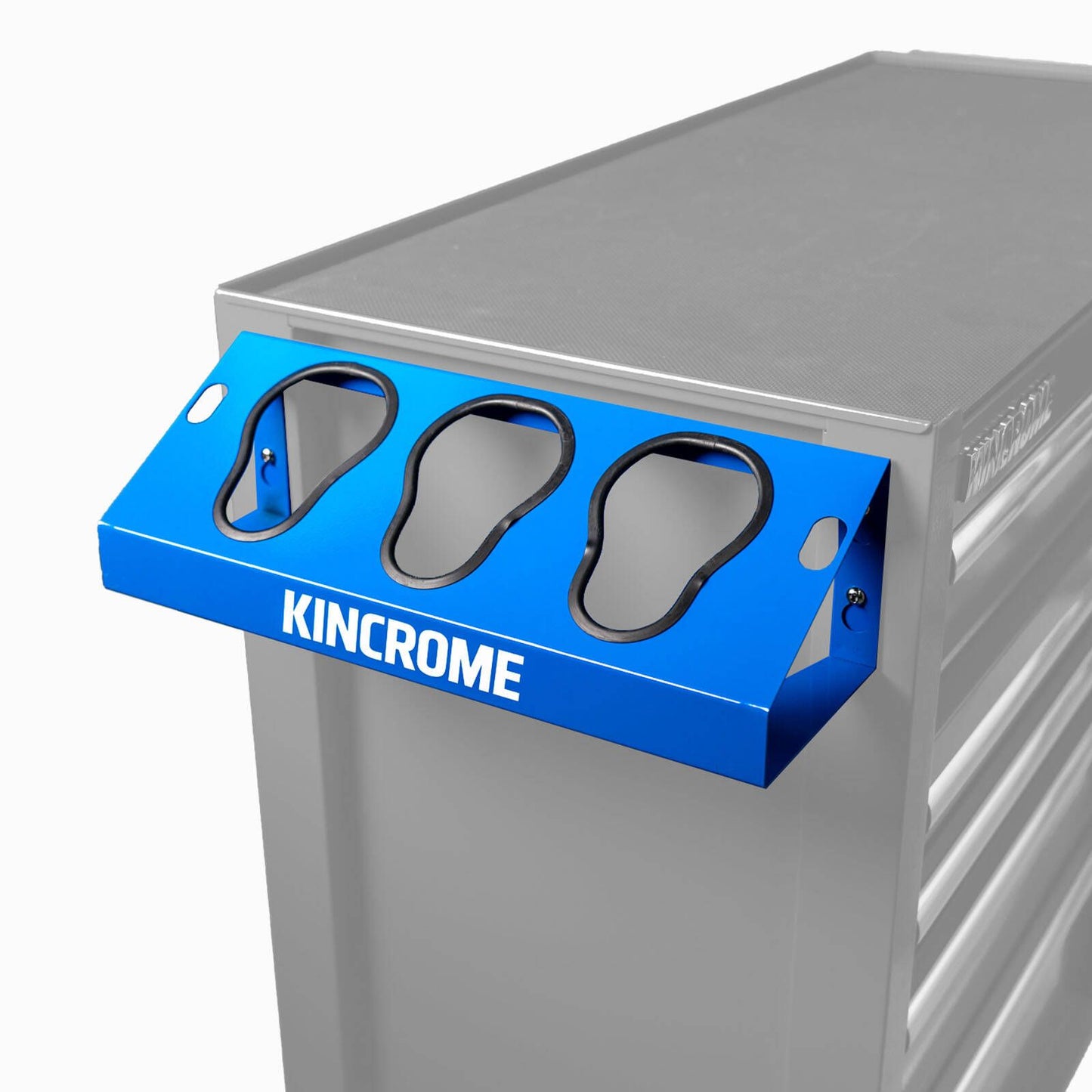 Kincrome Bluesteel Power Tool Holder - 3 Slot - 137mm x 120mm x 416mm