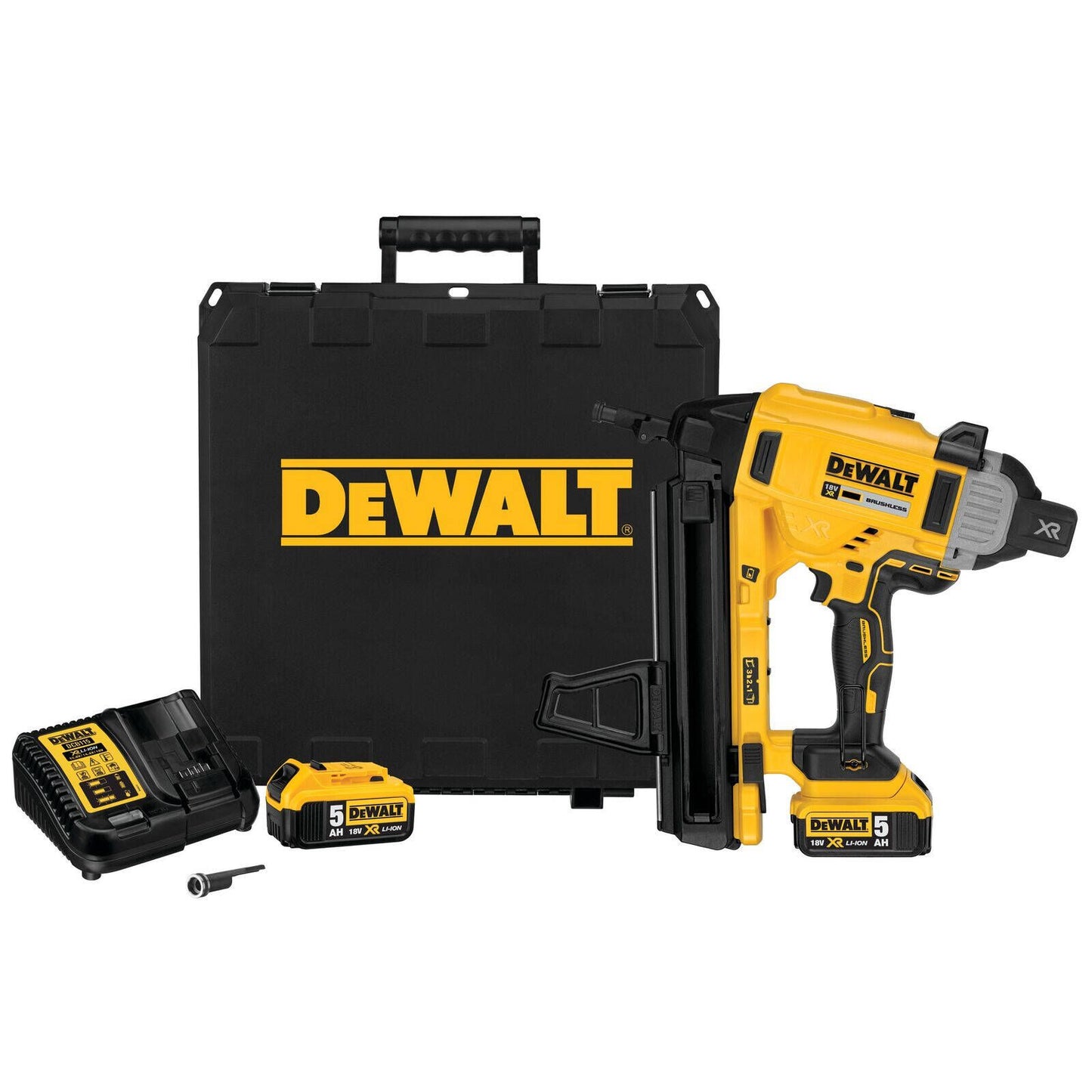 DeWalt Concrete Angled Nailer Kit - 18V - DCN890P2 - 5.0Ah