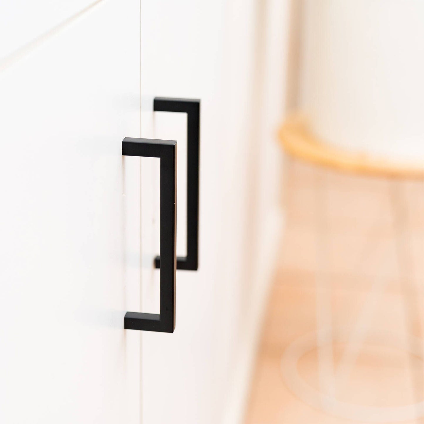 Taskmaster Hollow Square Handle - 128mm - Matte Black