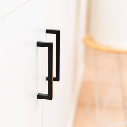 Taskmaster Hollow Square Handle - 128mm - Matte Black