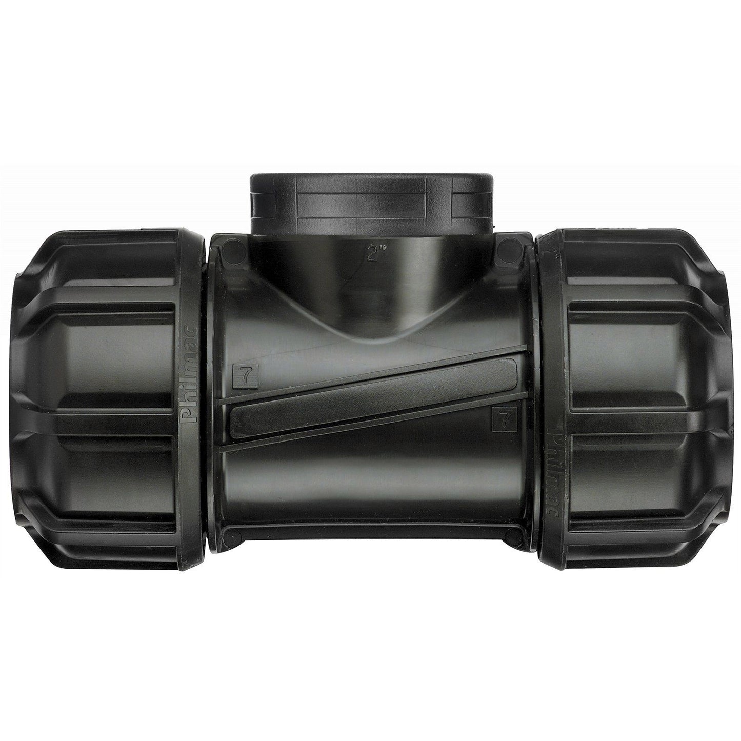 Philmac Metric Pipe Tee - 20mm x 20mm x 3/4"