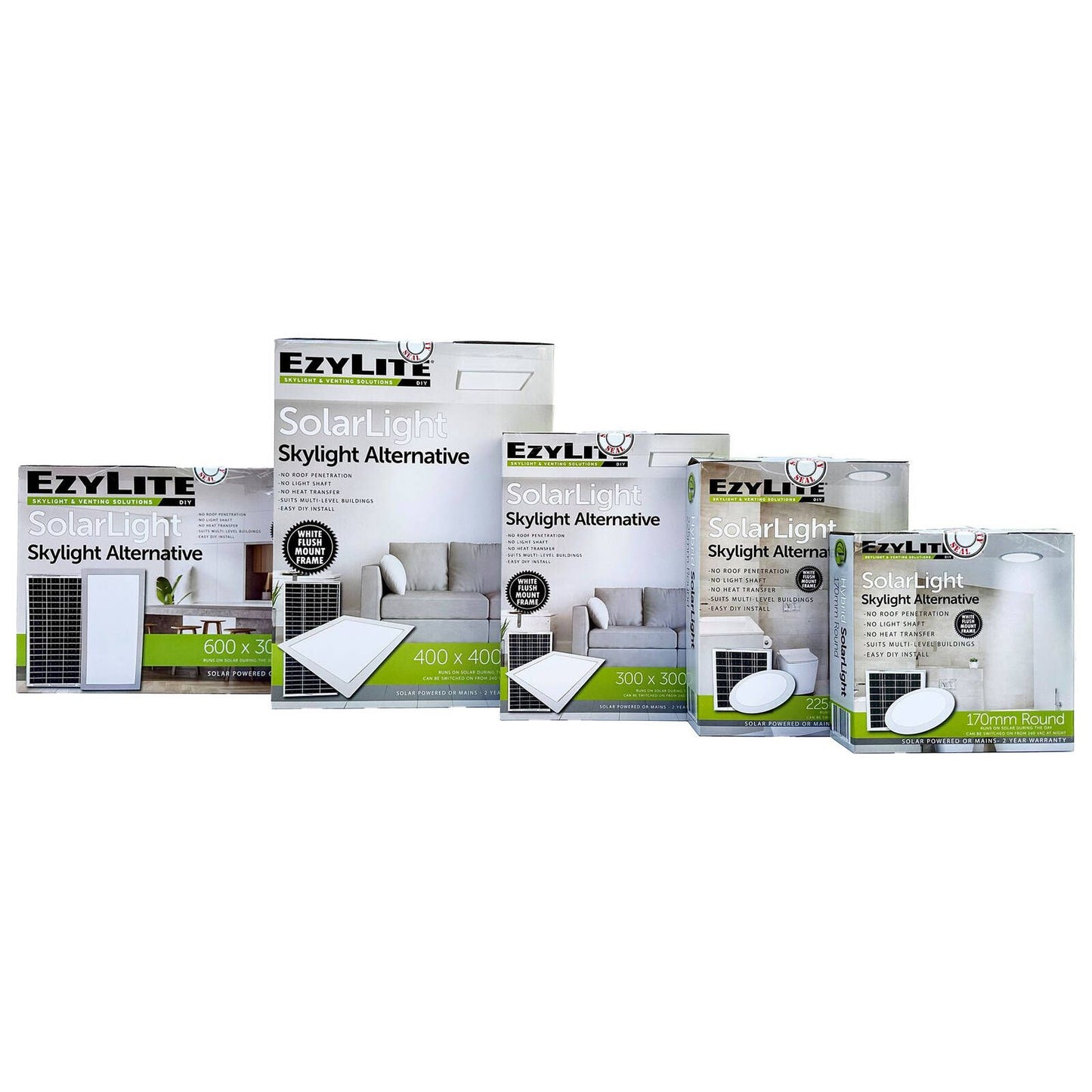 Ezylite Round Hybrid Skylight Alternative - 225mm
