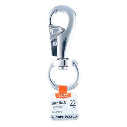 Taskmaster Bull Swivel Snap Hook - 27mm - Nickel