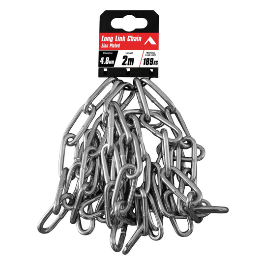 Pinnacle Long Link Chain - 4.8mm x 2m - 189kg