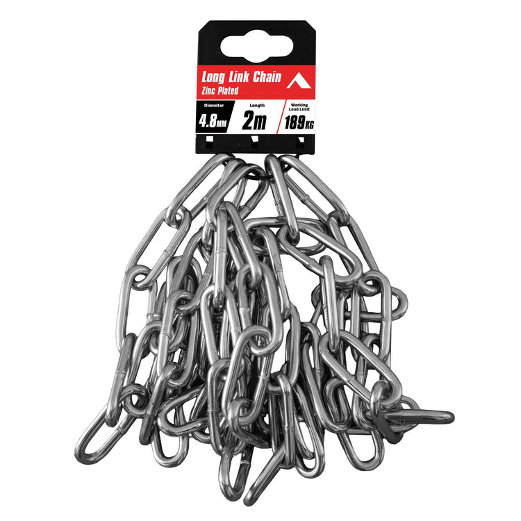 Pinnacle Long Link Chain - 4.8mm x 2m - 189kg