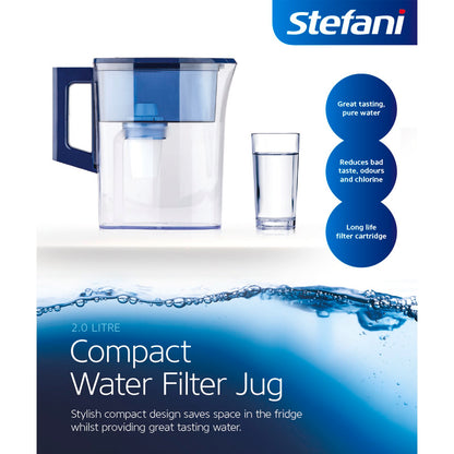 Stefani Water Filter Jug - 2L