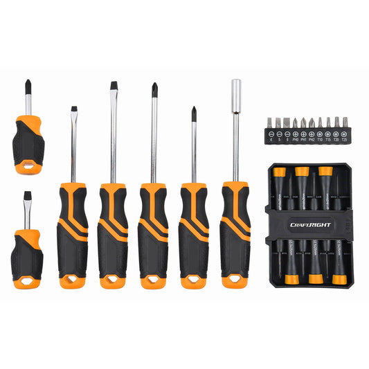 Craftright Screwdriver Set - 23 Piece - 230 x 295mm