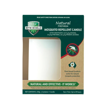 Bite Shield Natural Pyrethrum Mosquito Candle - 250g