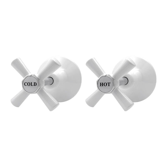 Shaw Mason White Wall Top Assembly - 167 x 67 x 117mm - Pair