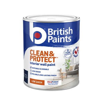 British Paints Extra Deep Low Sheen Interior Paint - 1L