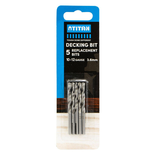 Titan Replacement Drill Bits - 45 x 145mm - 5 Pack