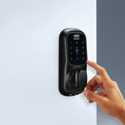 Lockwood 001touch Plus Smart Deadlatch - Matt Black