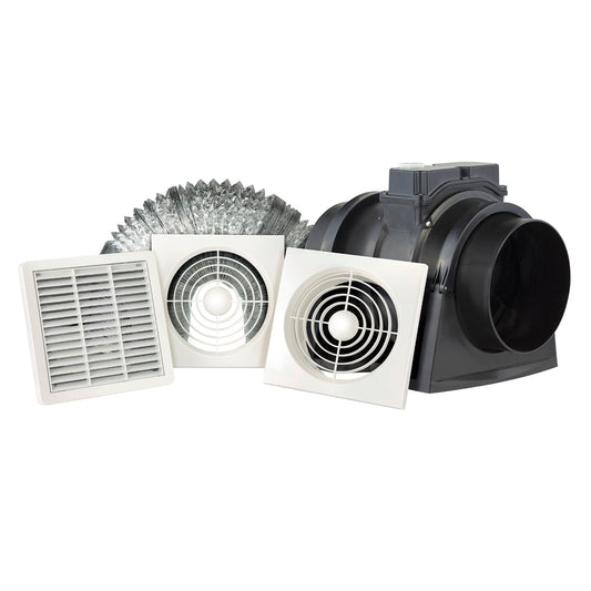 Hpm Inline Exhaust Fan Kit - 150mm
