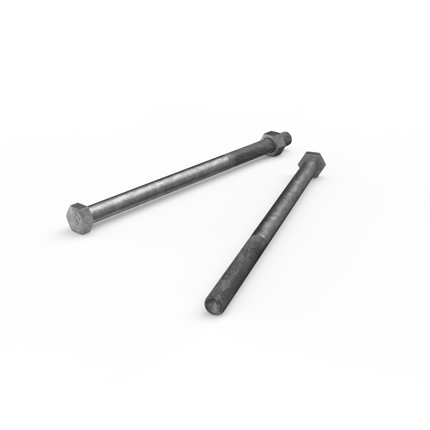 Zenith Hot Dipped Galvanised Hex Head Bolt - M12 x 220mm