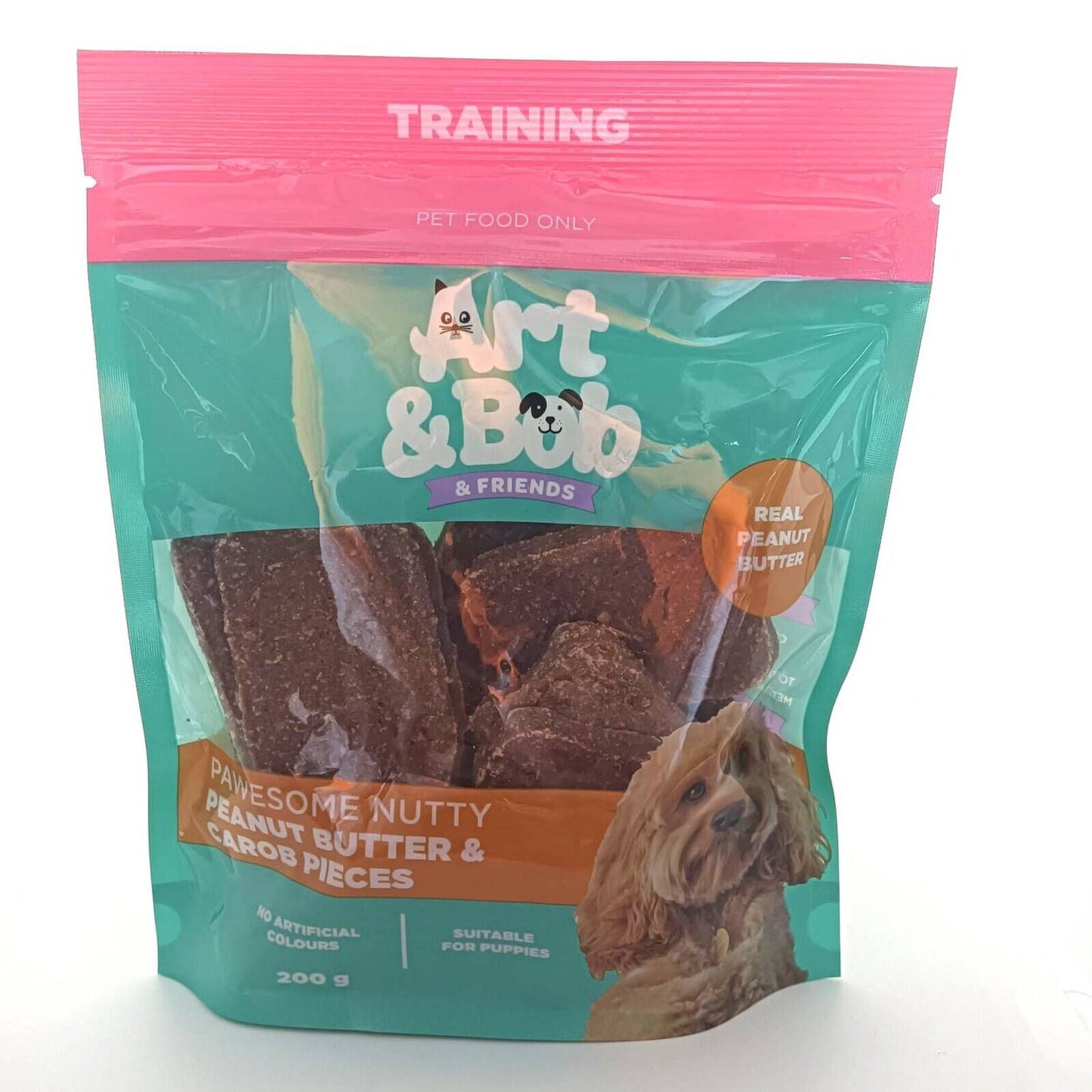 Art Bob Peanut Butter and Carob Pieces - 200g