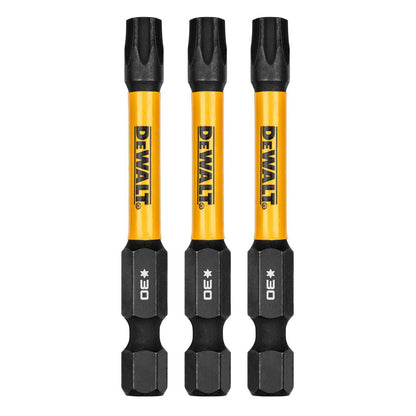 Dewalt Flextorq Screwdriver Bit - TX30 - 57mm - 3 Pack