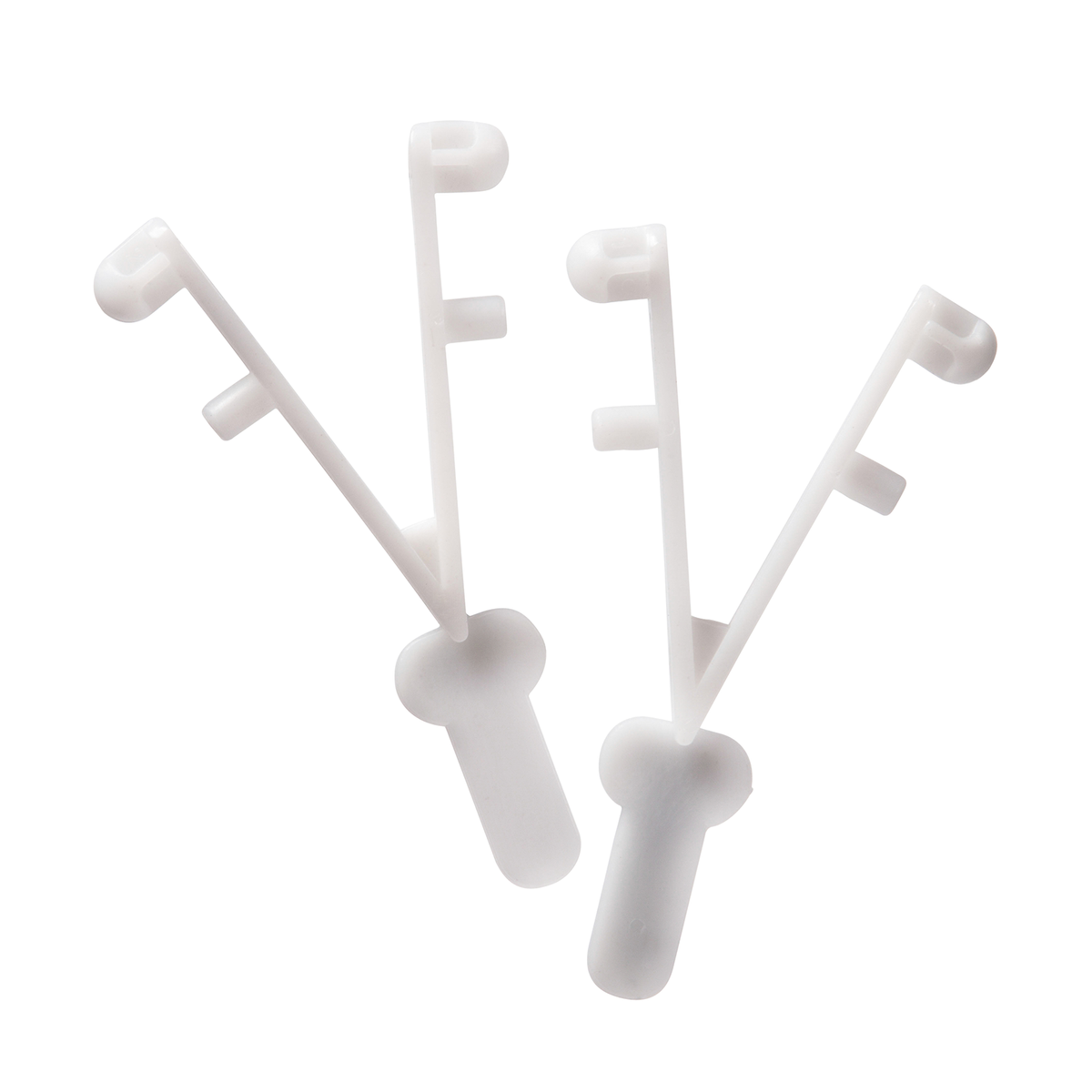 Hy-Clor Wishbone Clips - Telescopic Pole Attachments - 2 Pack - Durable
