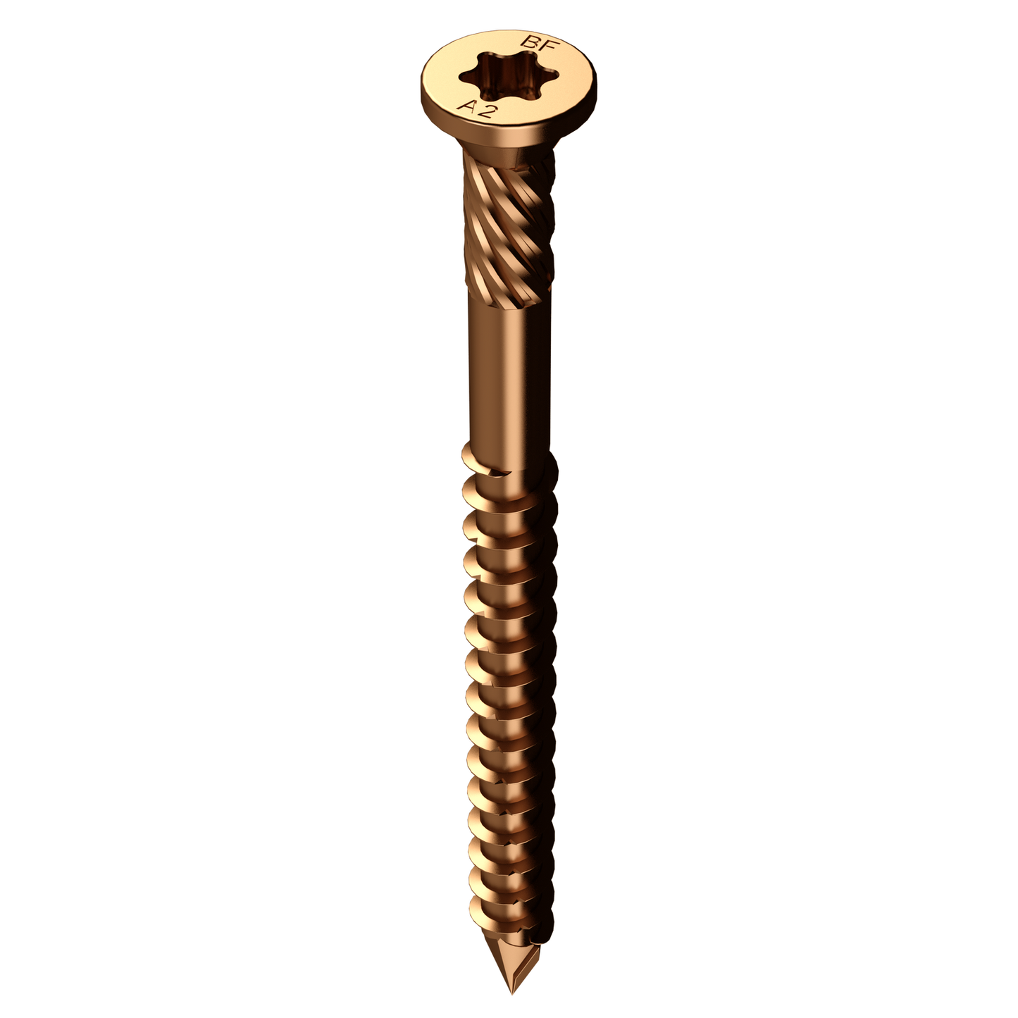 Bremick Ultrafast Decking Screw - 10g x 50mm - SS304 Bronze - T20 - 500 Pack