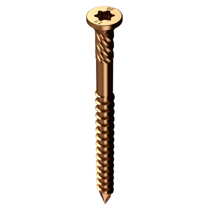 Bremick Ultrafast Decking Screw - 10g x 50mm - SS304 Bronze - T20 - 500 Pack