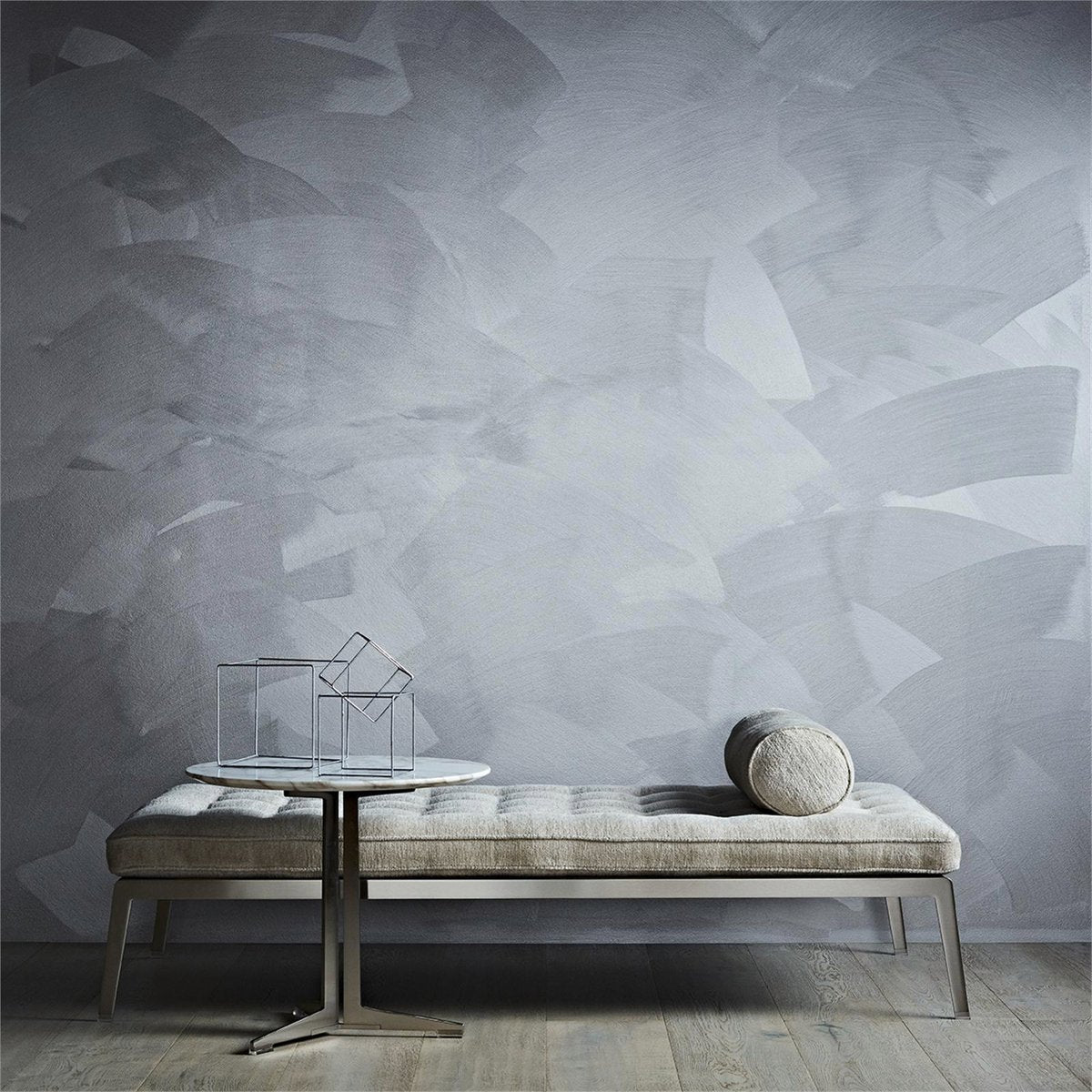 Dulux Metallic Effect Paint 2L Water Based Silver Interior Finish