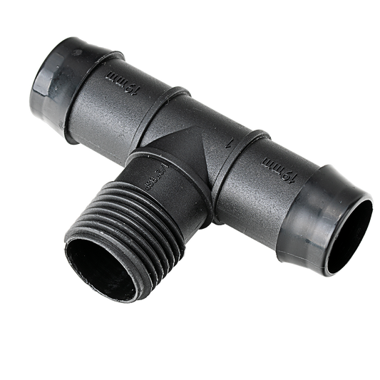 K Rain Barbed Tee - 19mm x 15mm Male - 10 Pack - 110 x 20 x 280mm