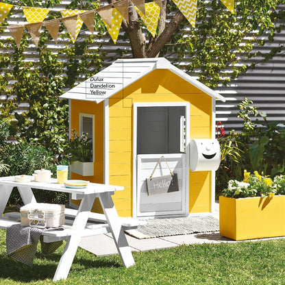 Dulux Weathershield Exterior Paint - 1L - Bold Yellow Gloss