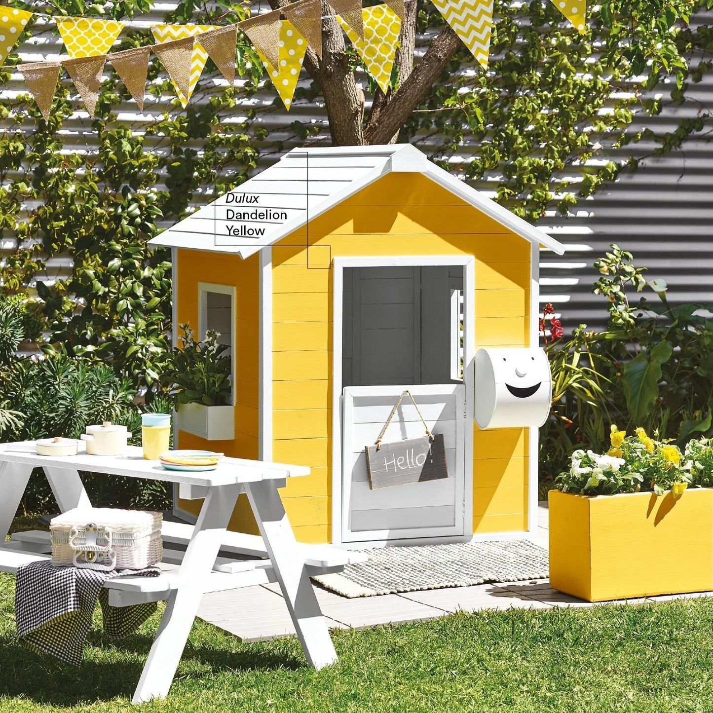 Dulux Weathershield Exterior Paint - 1L - Bold Yellow Low Sheen