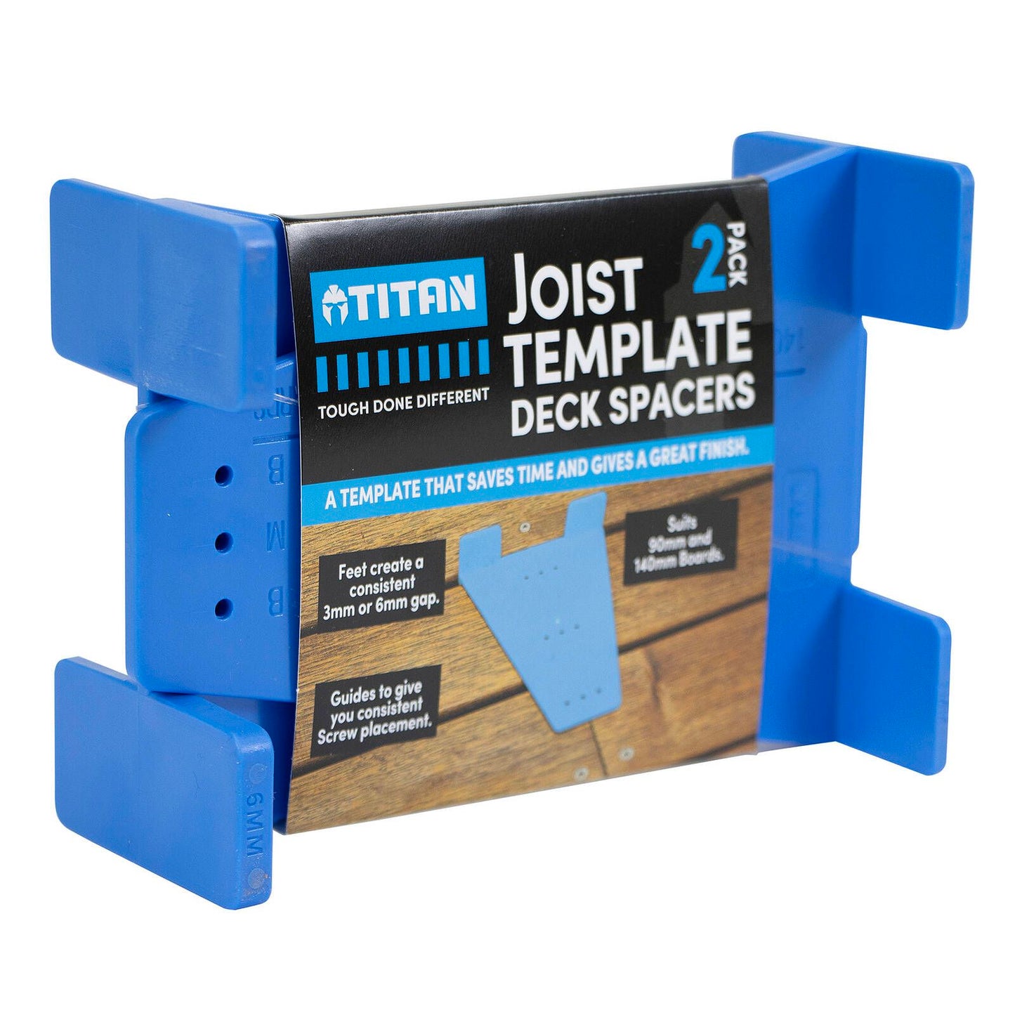 Titan Install Decking Joist Template Spacer - 135 x 100mm - 2 Pack