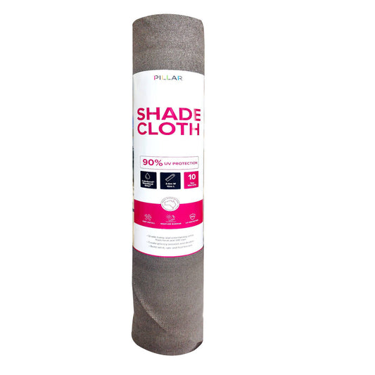Pillar Shade Cloth - 66 x 10m - Woodland Grey - 90% UV