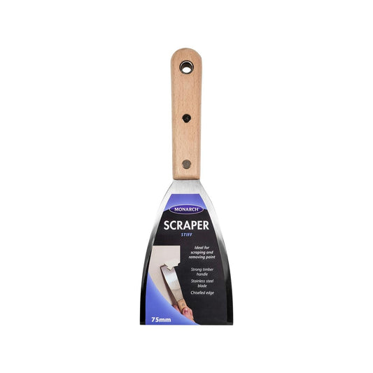 Monarch Scraper - 75mm - Stainless Steel - Heavy Duty