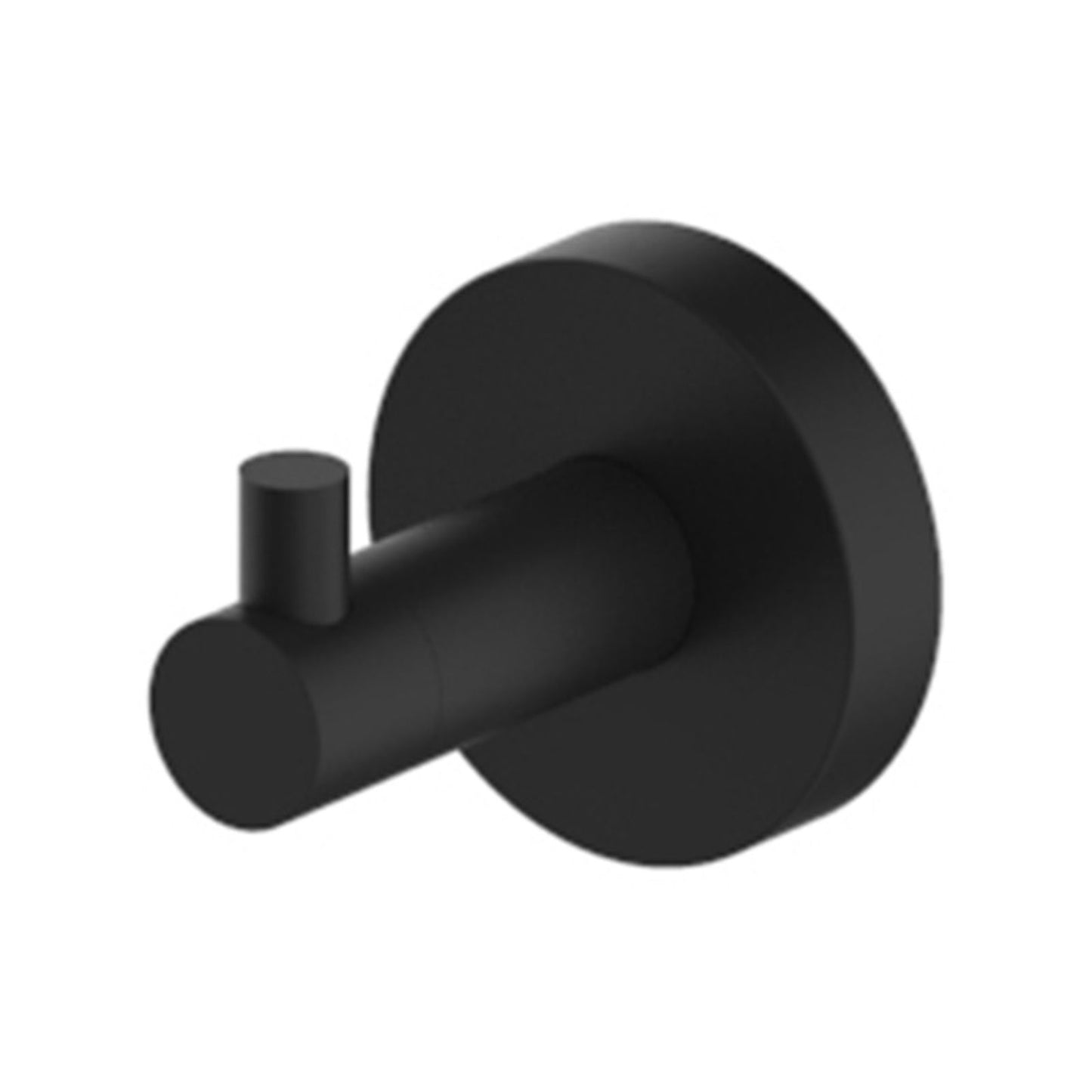 Gareth Ashton Black Poco Robe Hook - 54 x 54mm