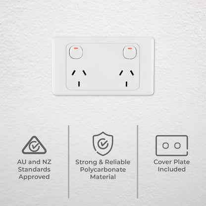 Deta Wide Spaced Double Power Point - 10A