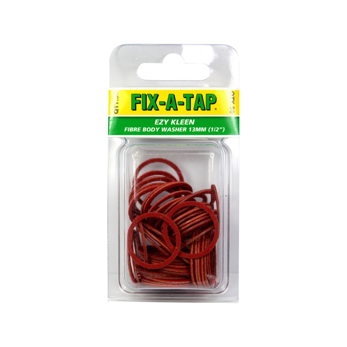 Fix a Tap Ezy Kleen Fibre Body Washer 50 Pack 13mm Red Leak Repair
