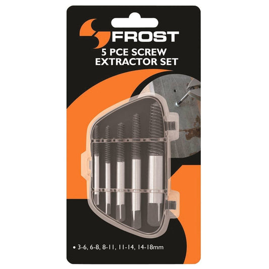 Frost Extractor Screw Set - 5 Piece - Steel - Heavy-Duty - Easy Carry