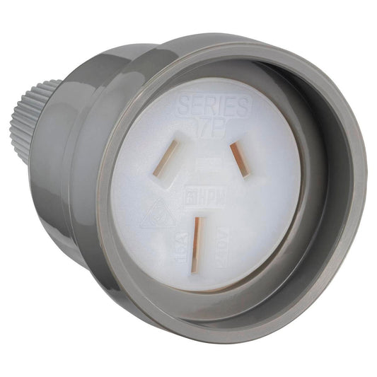 HPM Extension Socket - 10A - PVC - Flexible Cover