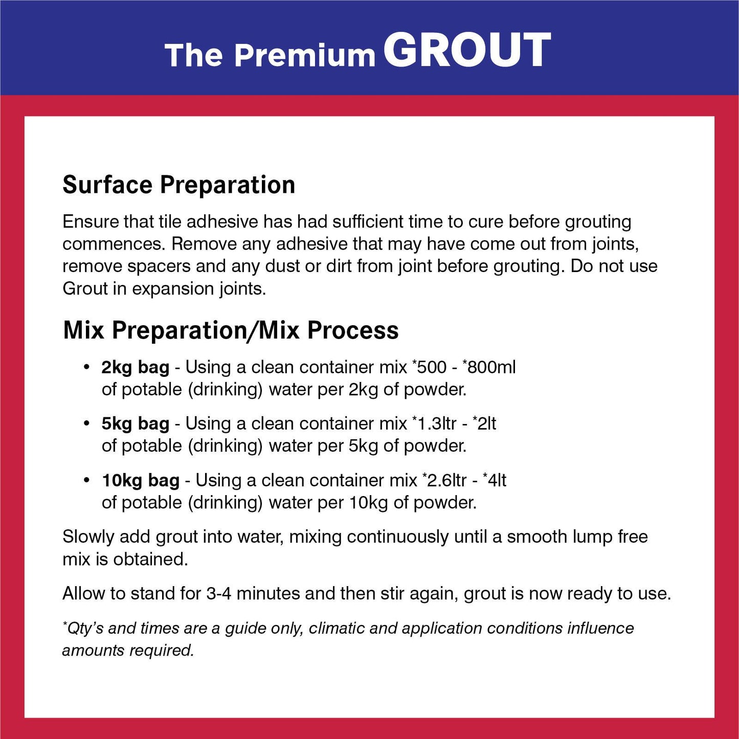 Maxisil Mid Grey Grout - 2kg