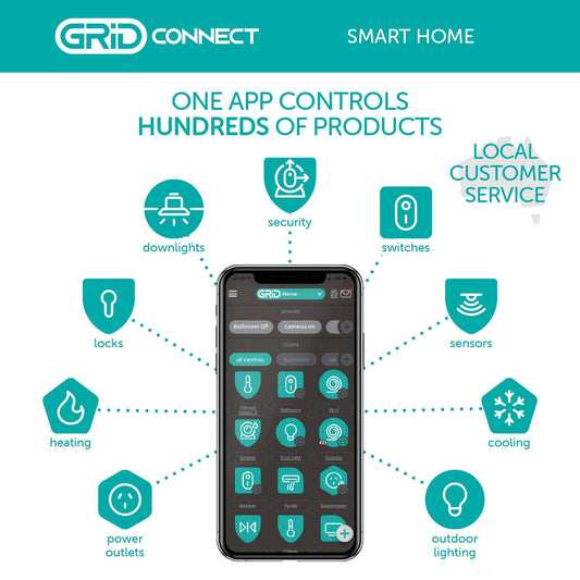 Orion Grid Connect Smart Rechargeable Video Doorbell Camera - 2K