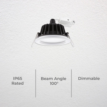 Deta Tri Colour Dimmable LED Downlight - 11W - 92mm - IP65