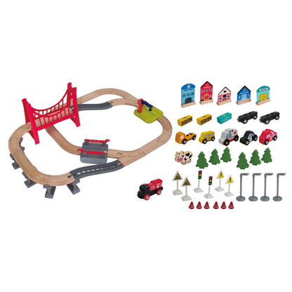 Hape Railway Storage Table Set with Drawer E8941 3+ 814mm