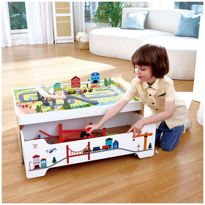 Hape Railway Storage Table Set with Drawer E8941 3+ 814mm